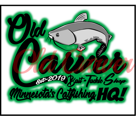 Old Carver Bait n Tackle Shop Slime Sticker
