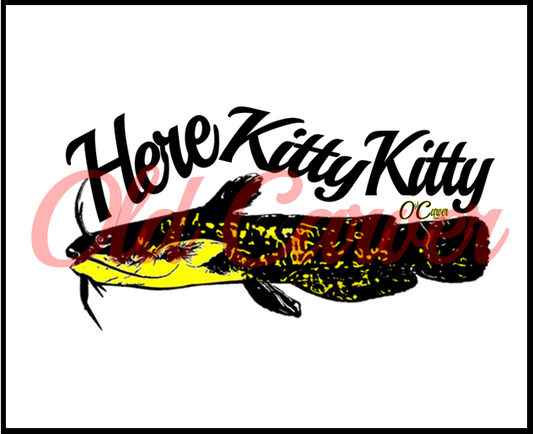 Here Kitty Kitty Sticker
