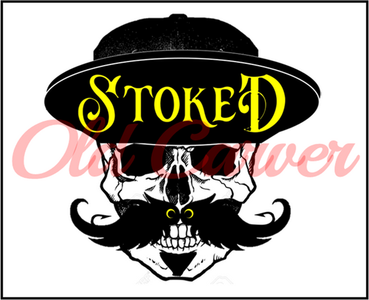 Stoked Fly-stash Sticker