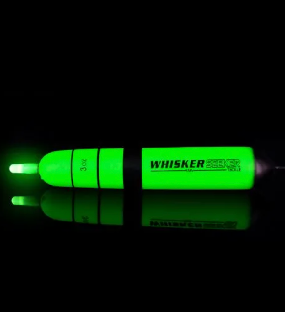 Whisker Seeker Catfish Slip Floats | LED EVA 3oz