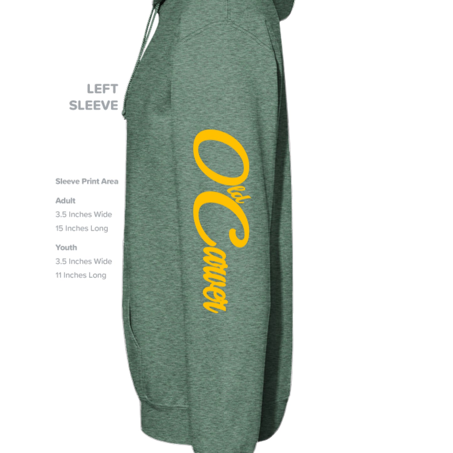 Heather Sport Dark Green - SLEEVE_LEFT