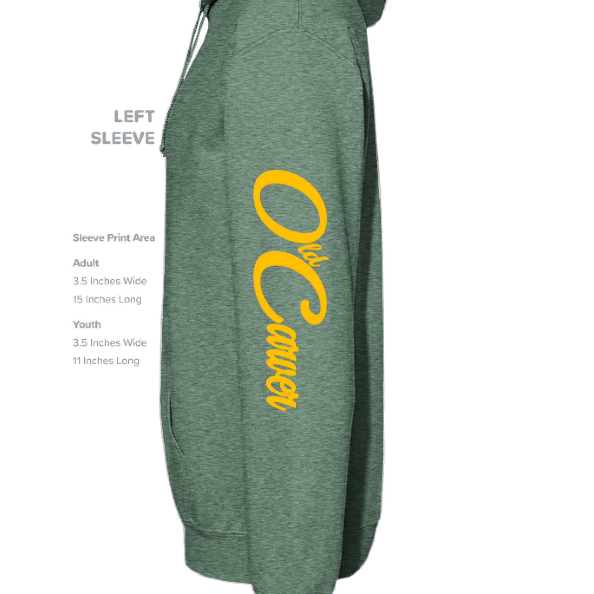 Heather Sport Dark Green - SLEEVE_LEFT
