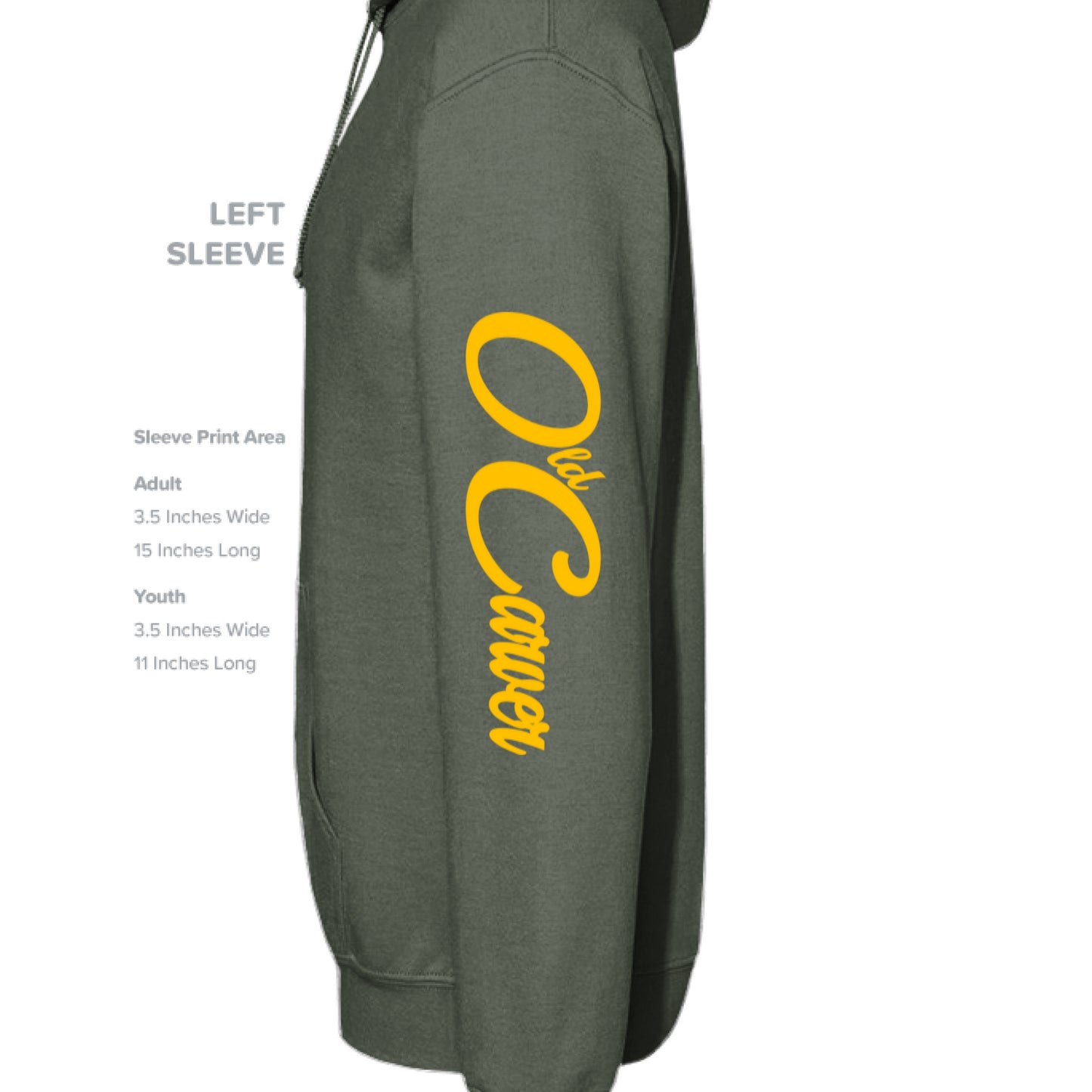 MILITARY GREEN - SLEEVE_LEFT