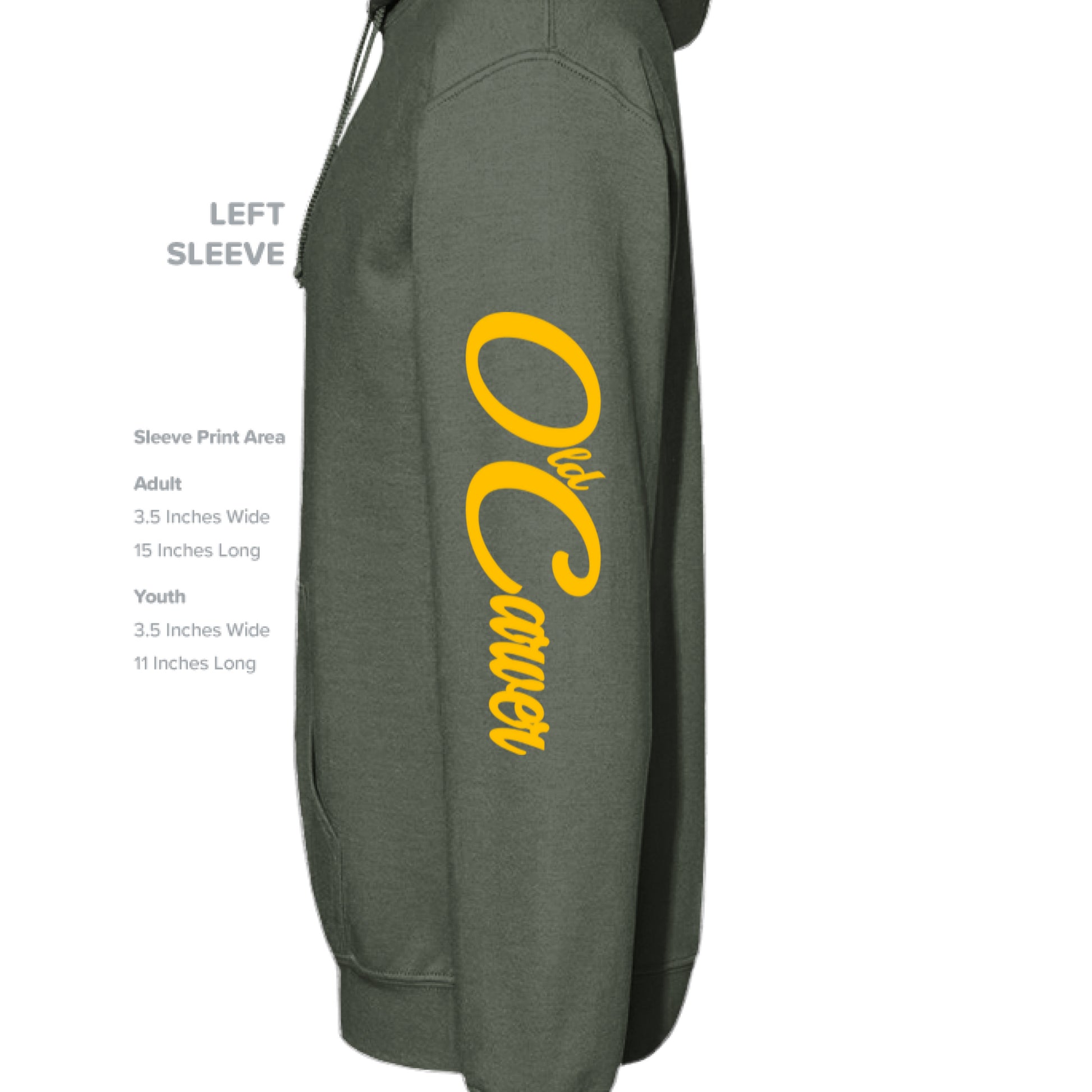 MILITARY GREEN - SLEEVE_LEFT