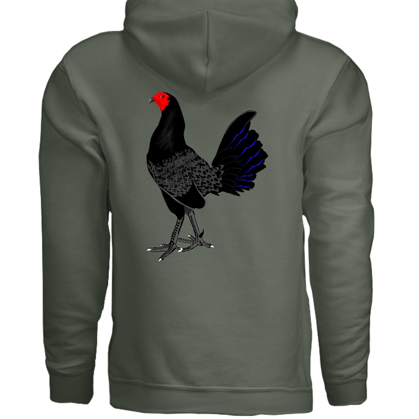 MILITARY GREEN - BACK