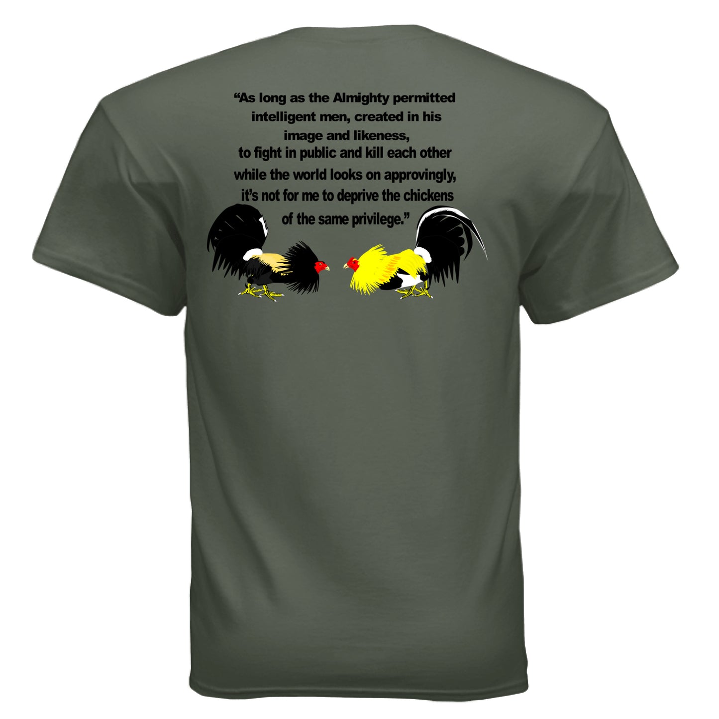MILITARY GREEN - BACK